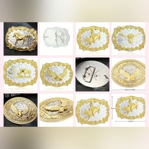 Horse Bull Or Eagle Belt Buckles. See All Pics! Message me Choose 1.